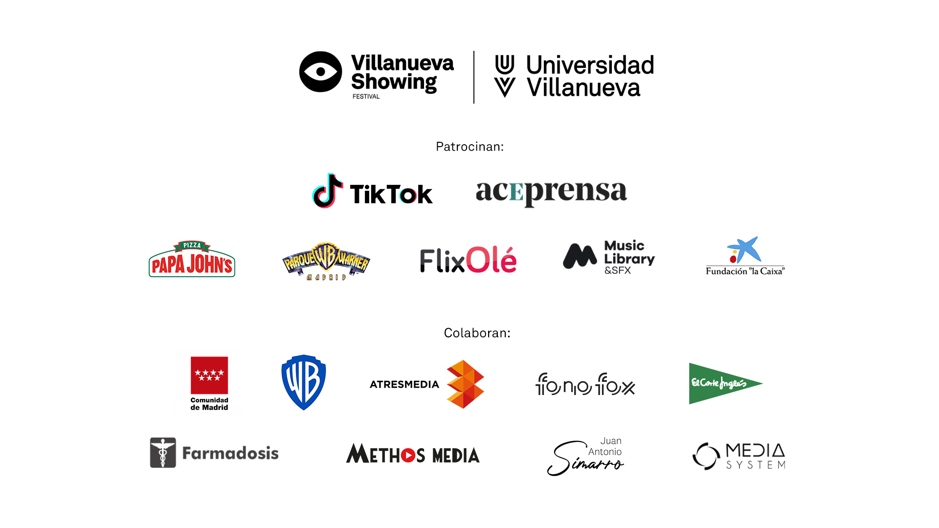 Patrocinadores 11ª edición